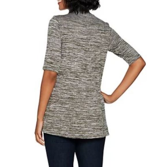 Lisa Rinna Collection Mock Neck Knit Tunic 5314 - Picture 2 of 2